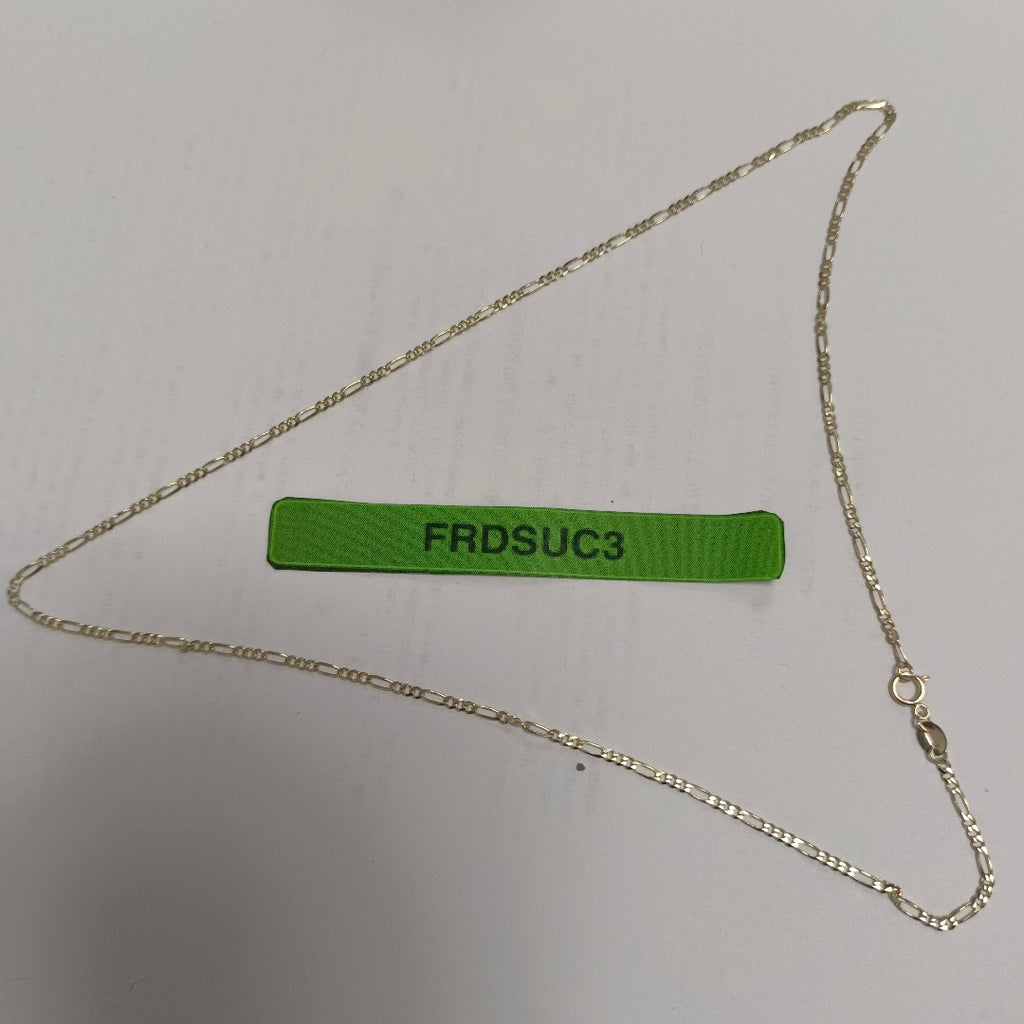 CADENAS TEJIDO 3X1 ORO 10K 50 CM 2.9 GR (NUEVO)