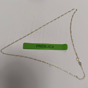 CADENAS TEJIDO 3X1 ORO 10K 50 CM 2.9 GR (NUEVO)