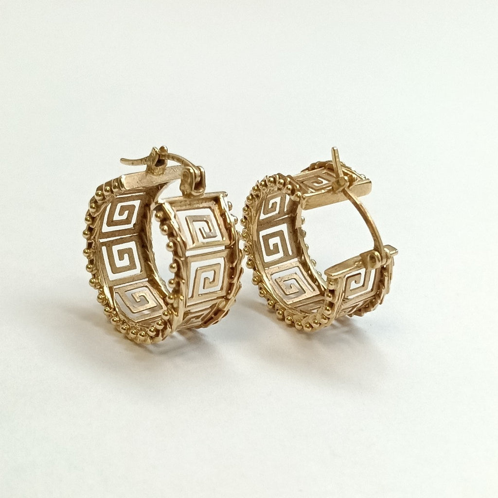 ARRACADAS PAR ORO 14 K 5.6 GRMS (SEMINUEVO)