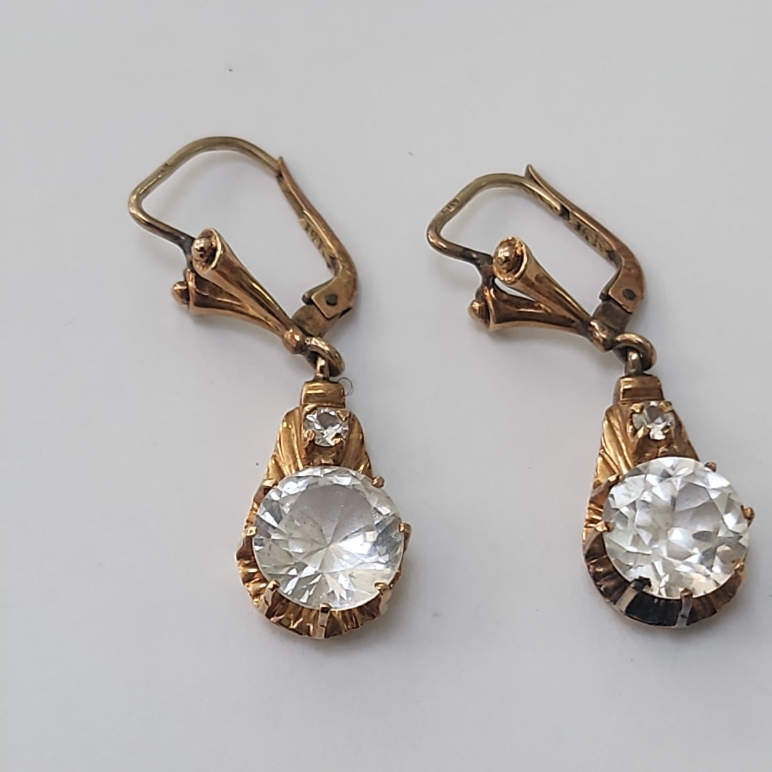ARETES PAR ORO 14 K 5,40 GRMS (SEMINUEVO)