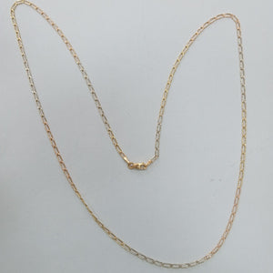 CADENA ORO, ORO COMBINADO 14 K 5.6 GRMS (SEMINUEVO)