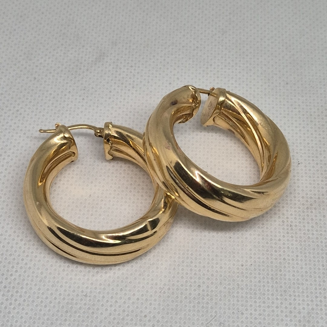 ARRACADAS PAR ORO 14 K 13.3 GRMS (SEMINUEVO)