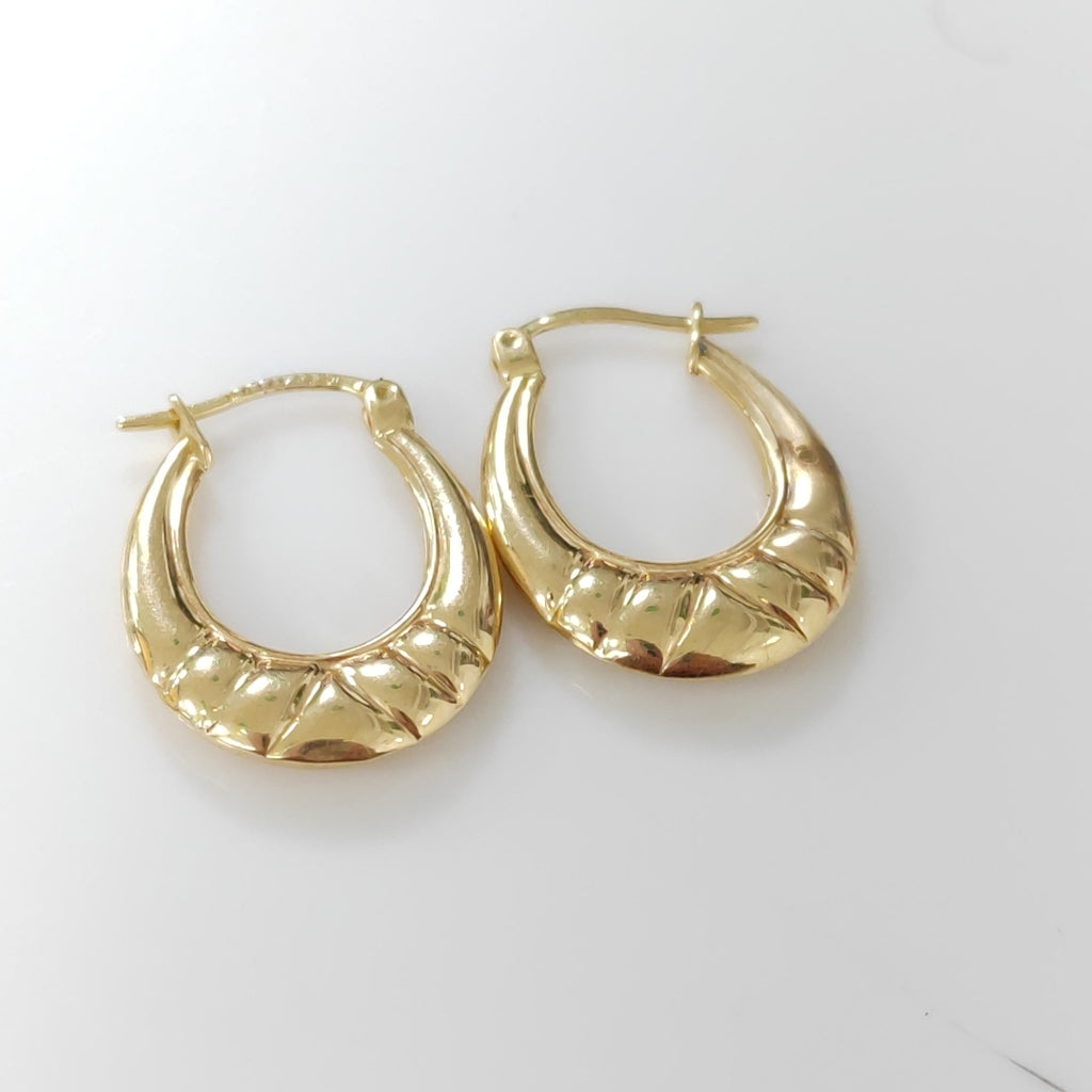 ARETES PAR ORO 14 K 2.3 GRMS (SEMINUEVO)