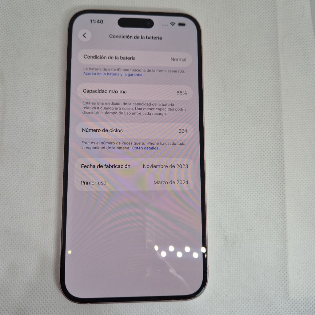 CELULAR APPLE IPHONE 15 PLUS A3093 (2023) 256 GB 6 GB RAM (SEMINUEVO)