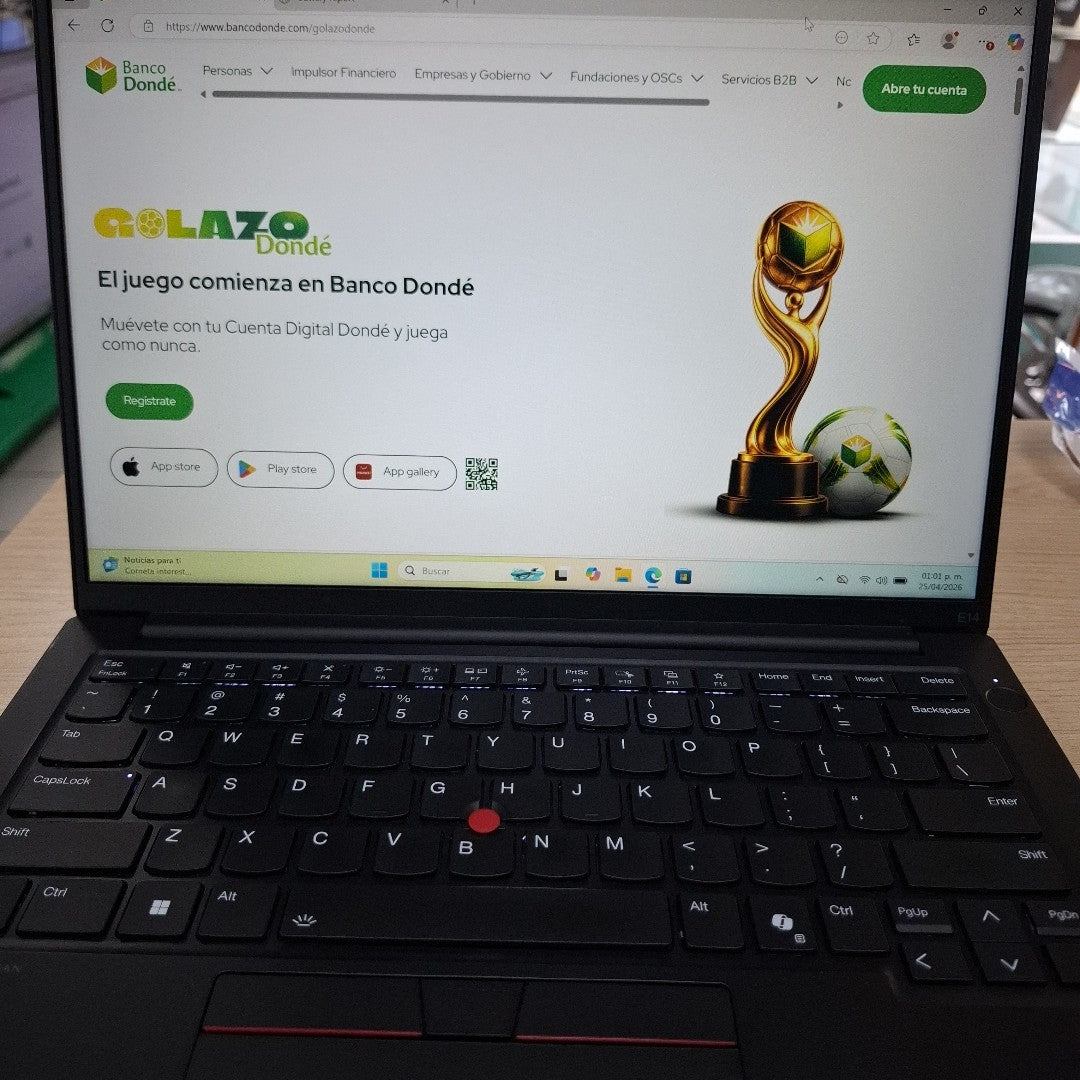 LAPTOP LENOVO THINKPAD E14 GEN 6 (2024) 512 GB SSD 16 GB RAM (SEMINUEVO)