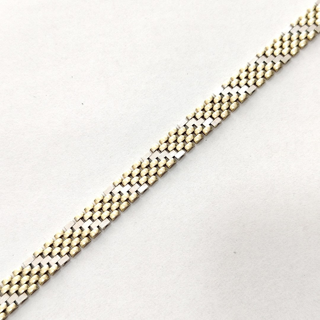 PULSERA ORO, ORO COMBINADO 14 K 12.1 GRMS (SEMINUEVO)