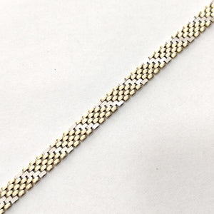 PULSERA ORO, ORO COMBINADO 14 K 12.1 GRMS (SEMINUEVO)