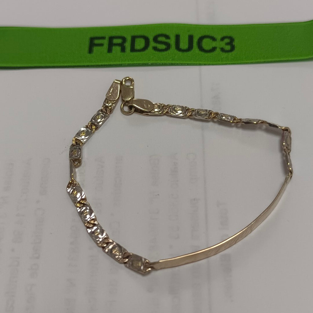 ESCLAVA ORO 14 K 2,90 GRMS (SEMINUEVO)