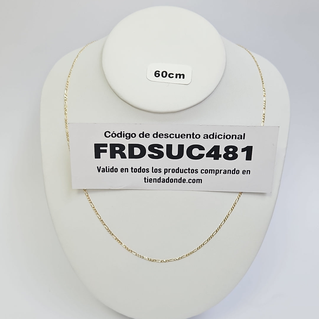 CADENAS 3X1 ORO 14K 60 CM 4.2 GR (NUEVO)