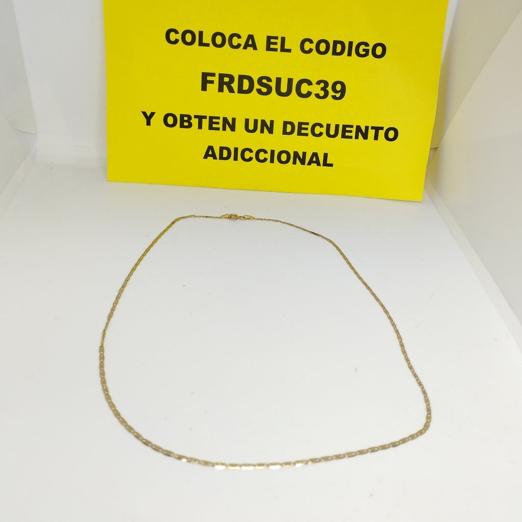 CADENA ORO 14 K 2,00 GRMS (SEMINUEVO)