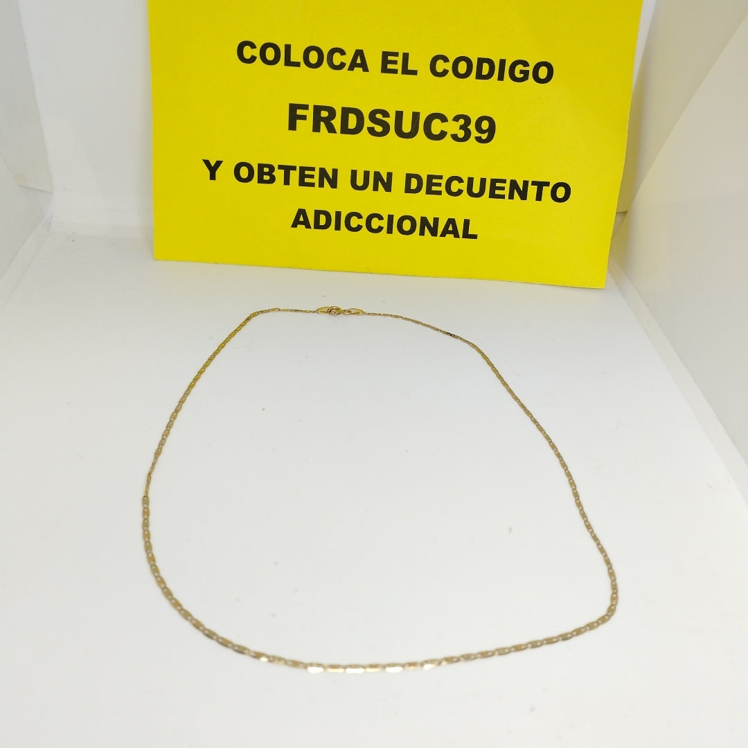 CADENA ORO 14 K 2,00 GRMS (SEMINUEVO)