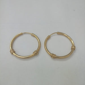 ARRACADAS PAR ORO 14 K 5,30 GRMS (SEMINUEVO)