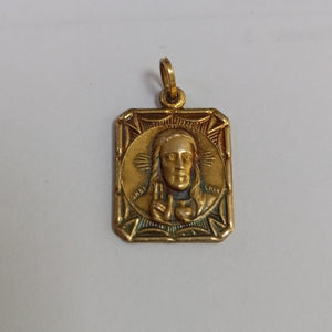 DIJE, MEDALLA RELIGIOSA ORO 10 K 1.3 GRMS (SEMINUEVO)