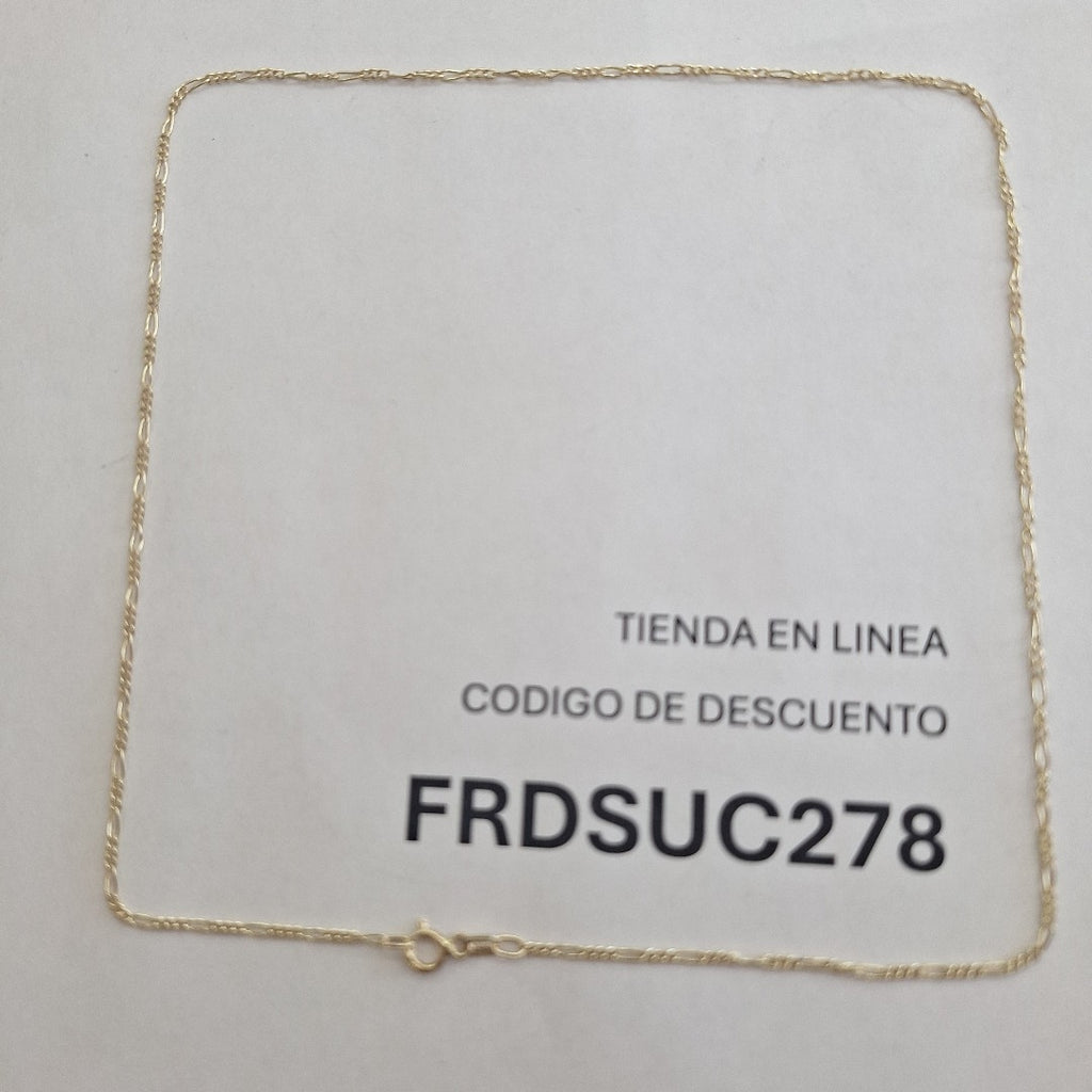 CADENA ORO 14 K 2,20 GRMS (SEMINUEVO)