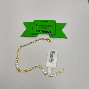 PULSERAS 3X1 ORO 14K 18 CM 2.7 GR (NUEVO)