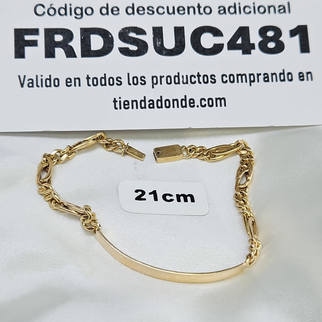 ESCLAVA ORO 14 K 16.8 GRMS (SEMINUEVO)