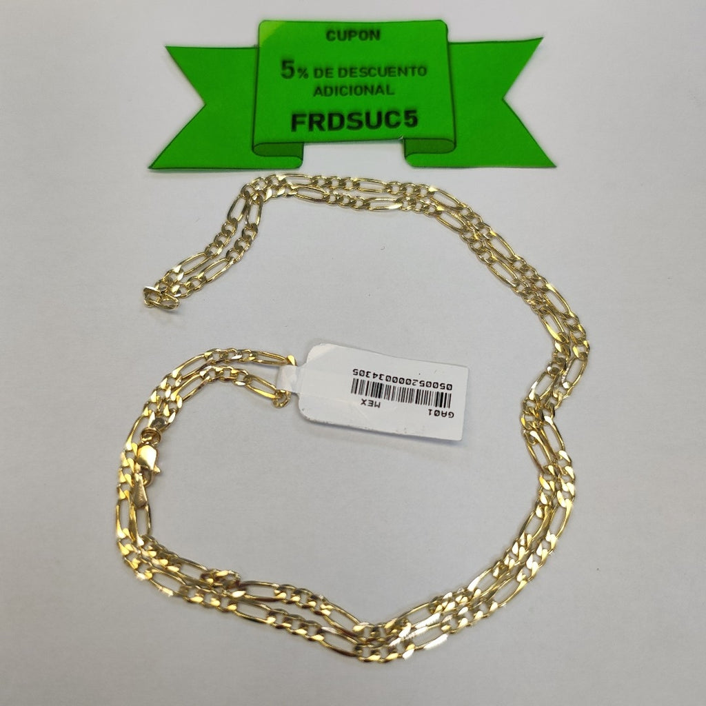 CADENAS 3X1 ORO 14K 60 CM 8.8 GR (NUEVO)