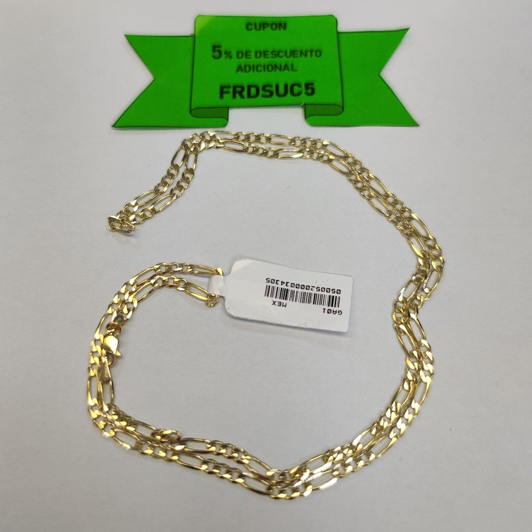 CADENAS 3X1 ORO 14K 60 CM 8.8 GR (NUEVO)