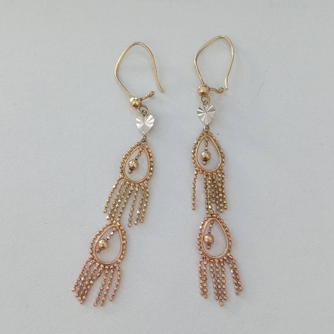 ARETES PAR ORO 10 K 2.4 GRMS (SEMINUEVO)