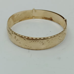 PULSERA RIGIDA ORO 14 K 12 GRMS (SEMINUEVO)