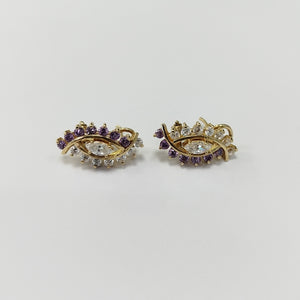 ARETES PAR ORO 14 K 4.9 GRMS (SEMINUEVO)