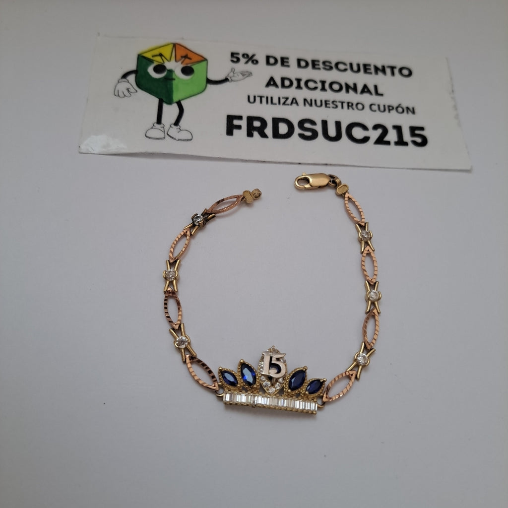 PULSERA ORO 14 K 8.3 GRMS (SEMINUEVO)