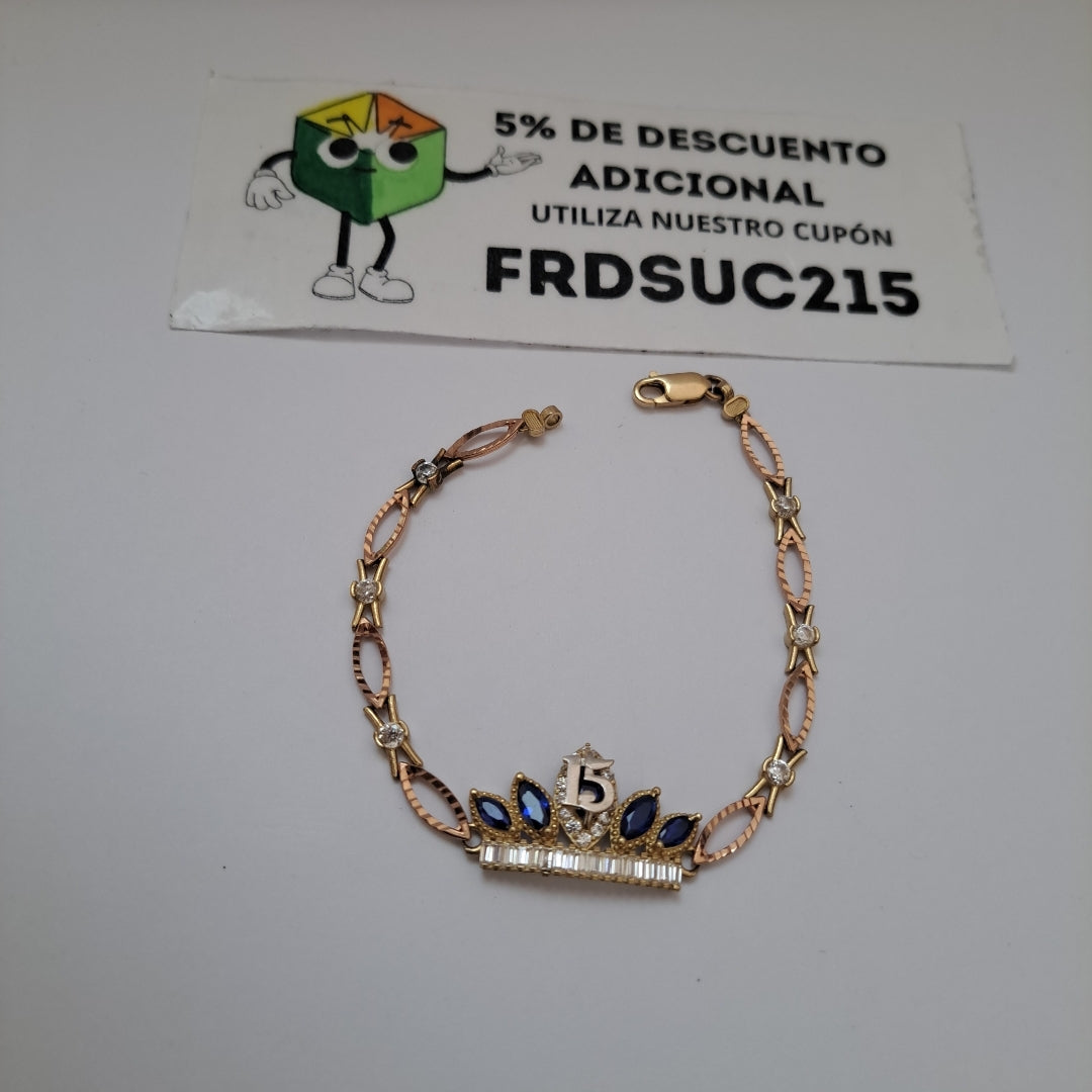 PULSERA ORO 14 K 8.3 GRMS (SEMINUEVO)