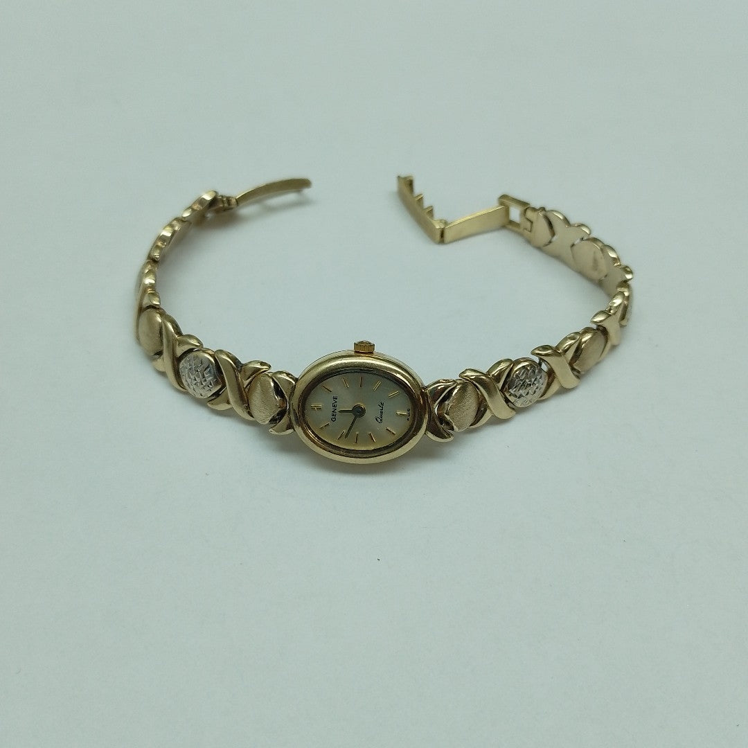 RELOJ CAJA Y PULSO ORO ORO 10 K 18.8 GRMS (SEMINUEVO)