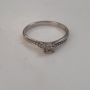ANILLITO ORO BLANCO 14 K 2,20 GRMS (SEMINUEVO)