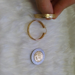 ARRACADAS PAR ORO 10 K 4,50 GRMS (SEMINUEVO)