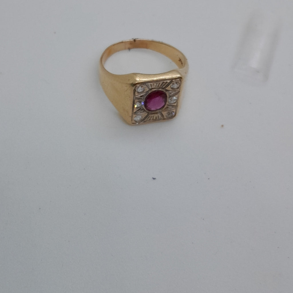 ANILLO ORO 14 K 6.1 GRMS (SEMINUEVO)