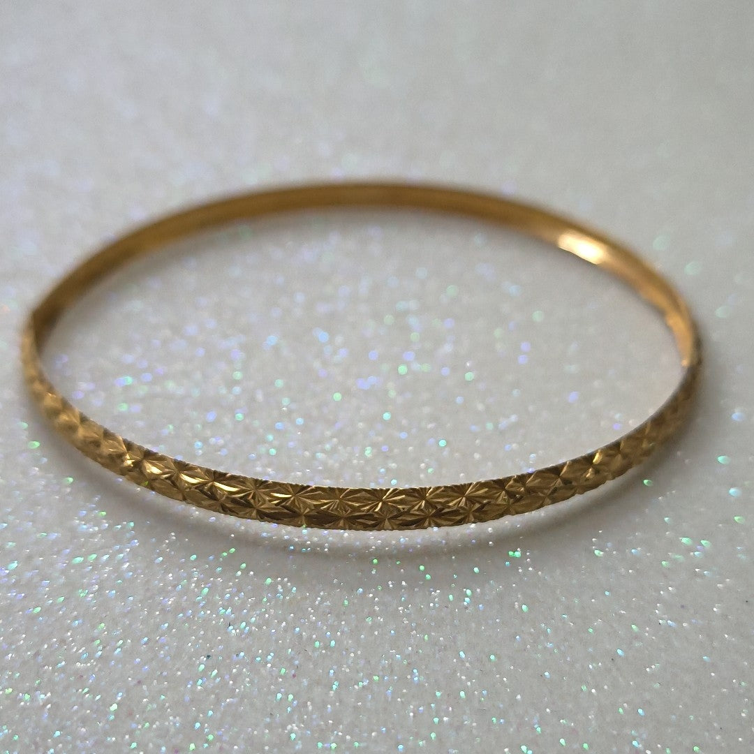 PULSERA RIGIDA ORO 10 K 4,20 GRMS (SEMINUEVO)