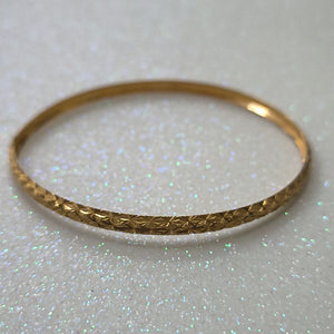 PULSERA RIGIDA ORO 10 K 4,20 GRMS (SEMINUEVO)