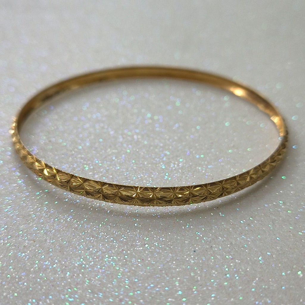 PULSERA RIGIDA ORO 10 K 4,40 GRMS (SEMINUEVO)
