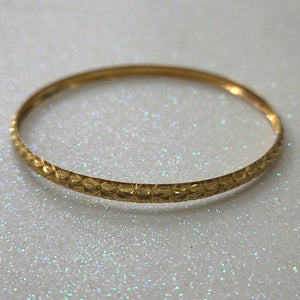 PULSERA RIGIDA ORO 10 K 4,40 GRMS (SEMINUEVO)