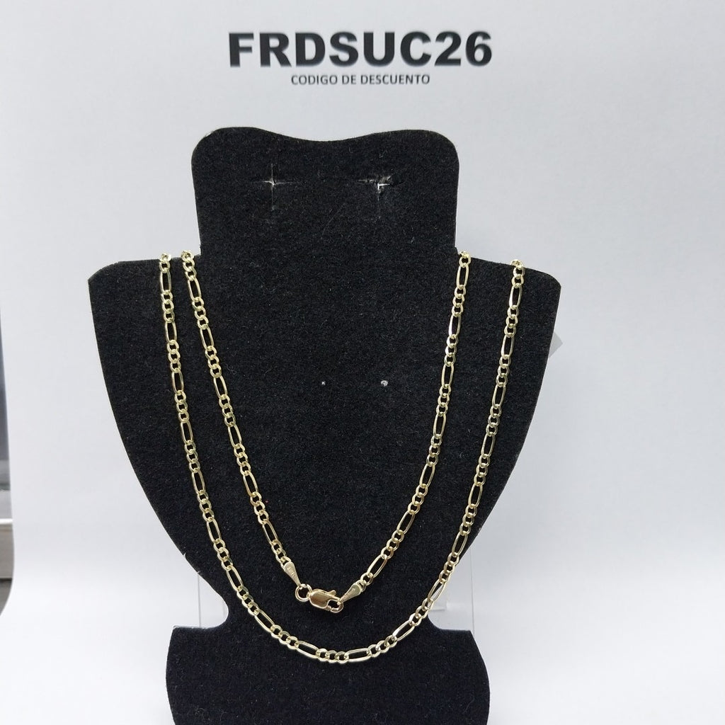 CADENAS 3X1 ORO 14K 55 CM 5.1 GR (NUEVO)