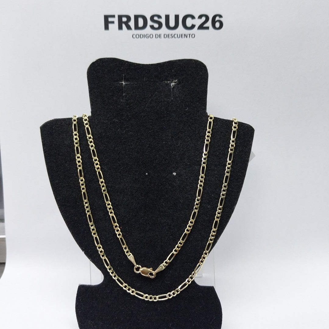 CADENAS 3X1 ORO 14K 55 CM 5.1 GR (NUEVO)