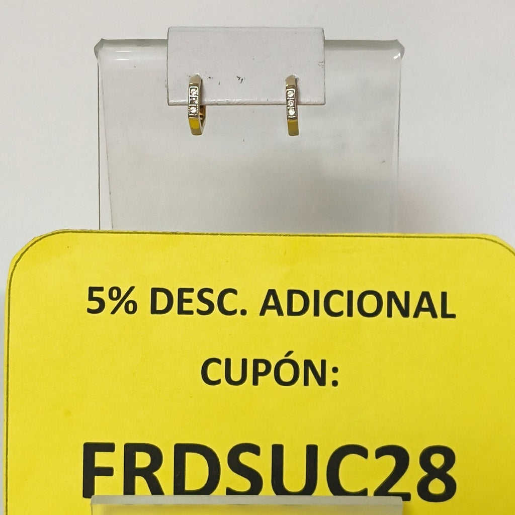 ARRACADAS PAR ORO 10 K 1.2 GRMS (SEMINUEVO)