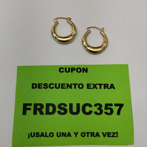 ARRACADAS PAR ORO 14 K 2,50 GRMS (SEMINUEVO)