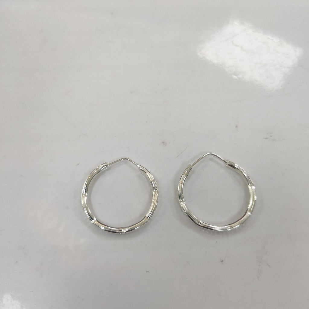 PAR ARRACADAS LABRADAS PLATA .925 2.6 GR (NUEVO)