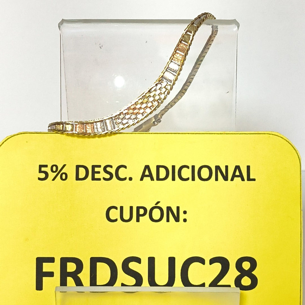 PULSERA ORO 14 K 7.1 GRMS (SEMINUEVO)