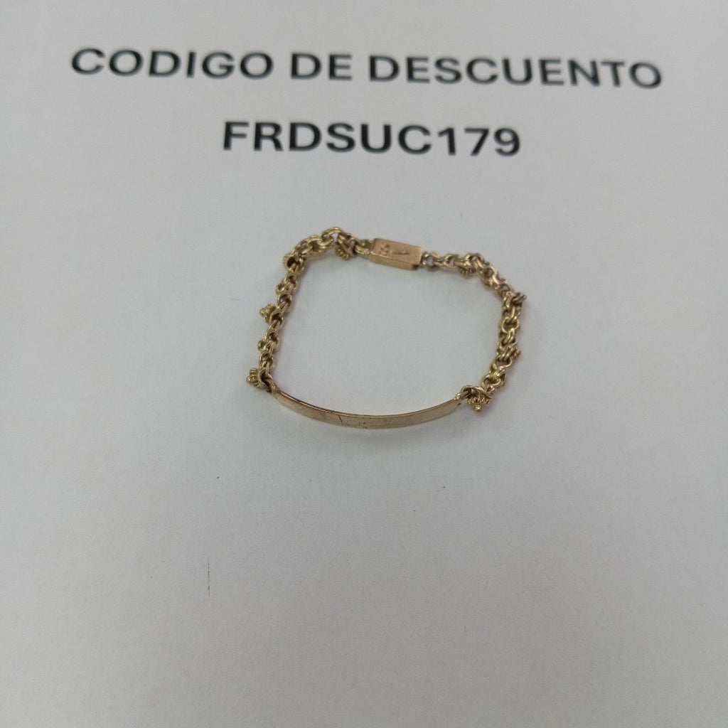 ESCLAVA ORO 10 K 4.8 GRMS (SEMINUEVO)