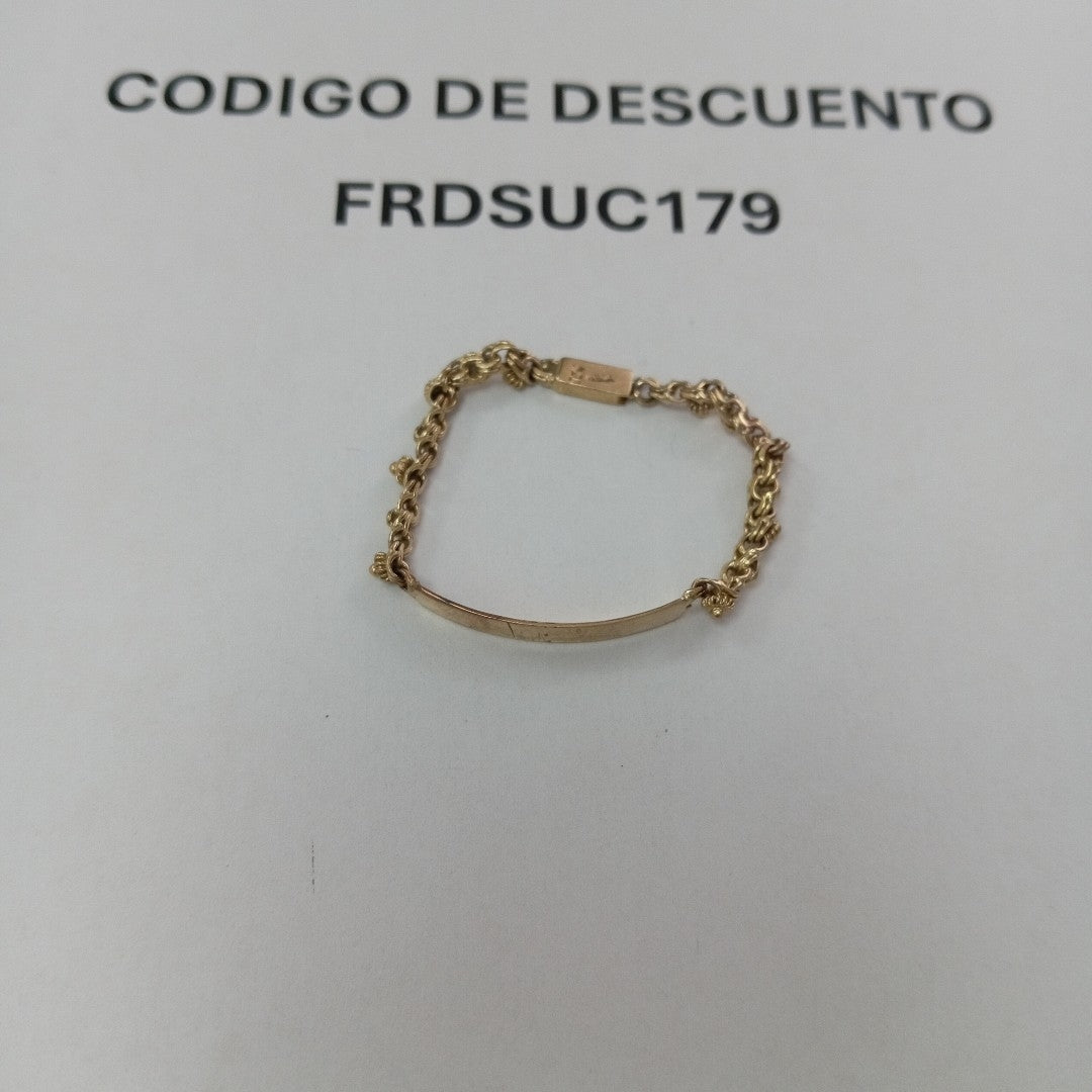 ESCLAVA ORO 10 K 4.8 GRMS (SEMINUEVO)