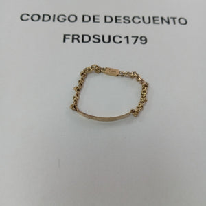 ESCLAVA ORO 10 K 4.8 GRMS (SEMINUEVO)