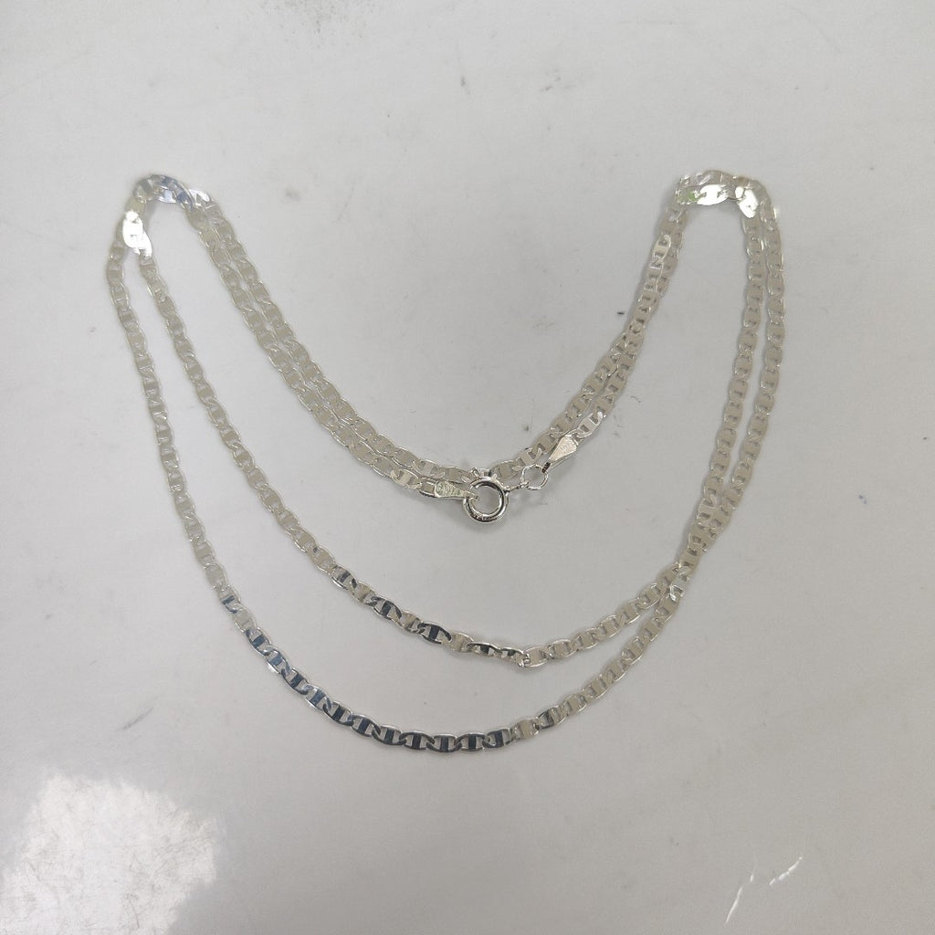 CADENA TEJIDO ESPEJO PLATA .925 60 CM 4.3 GR (NUEVO)
