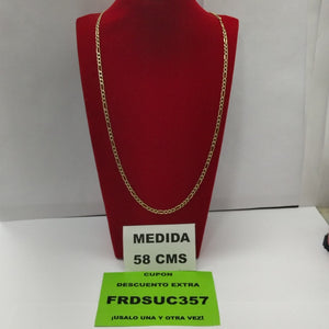 CADENA ORO 14 K 4.9 GRMS (SEMINUEVO)