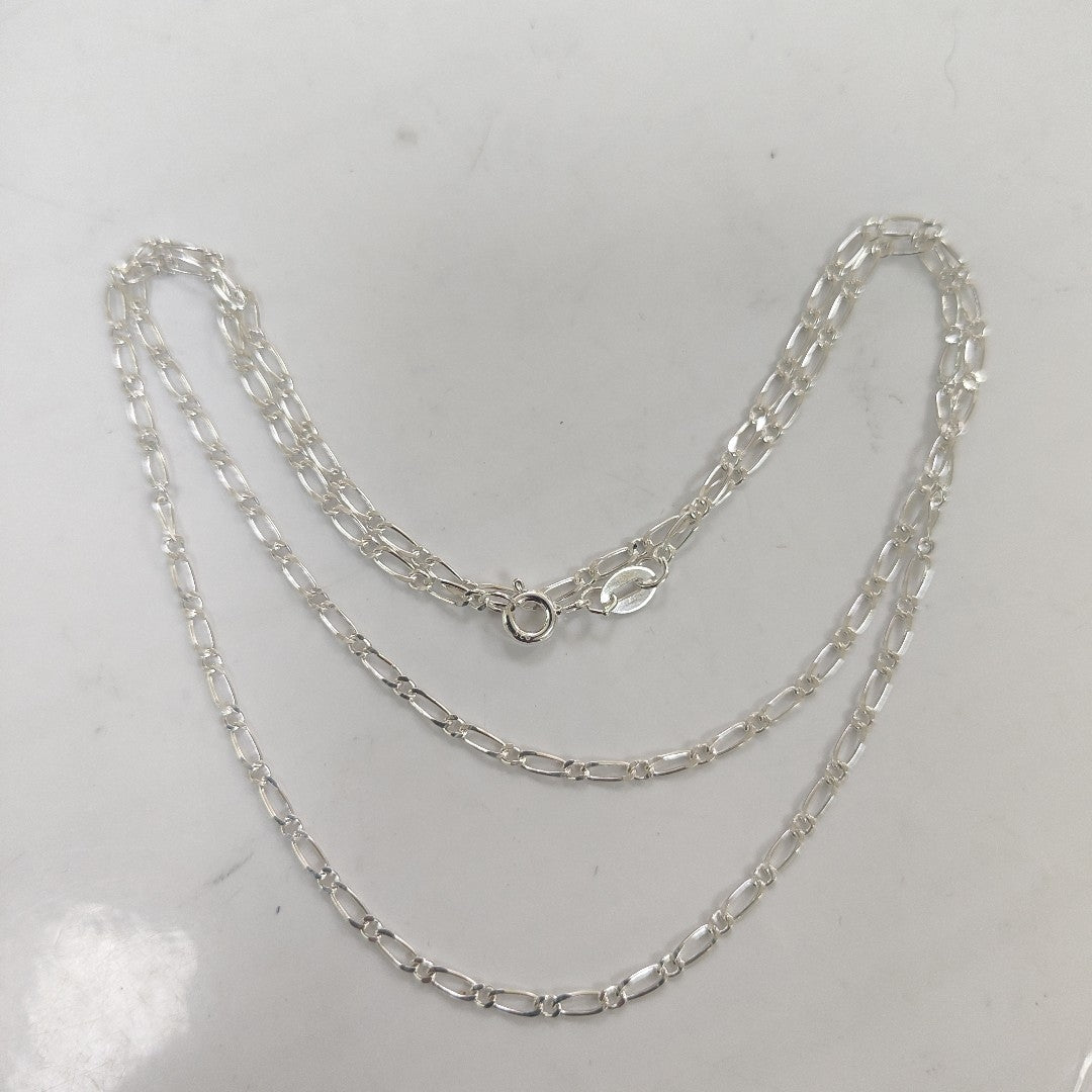 CADENA TEJIDO 1X1 PLATA .925 55 CM 3.2 GR (NUEVO)