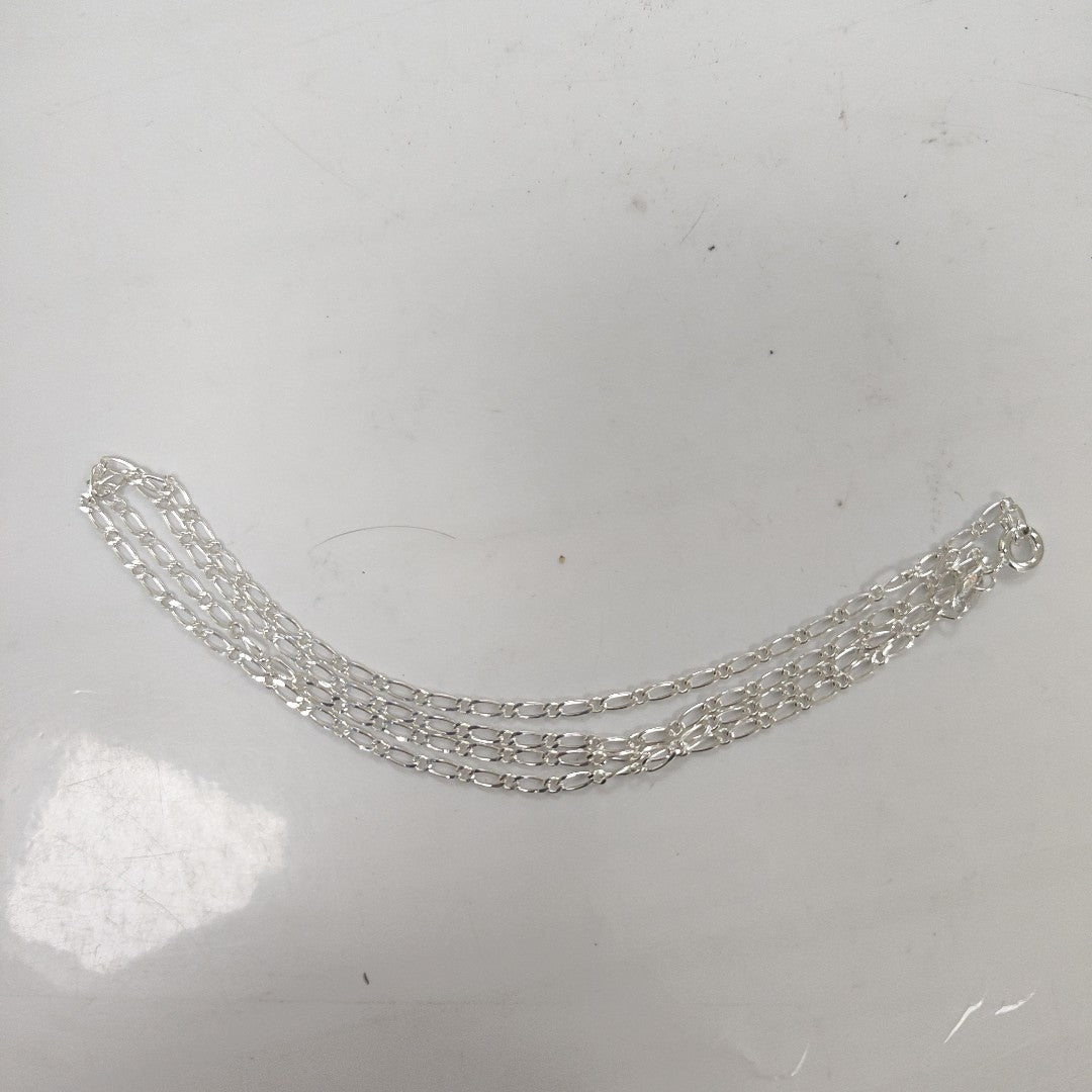 CADENA TEJIDO 1X1 PLATA .925 55 CM 3.3 GR (NUEVO)
