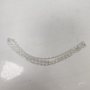 CADENA TEJIDO 1X1 PLATA .925 55 CM 3.3 GR (NUEVO)