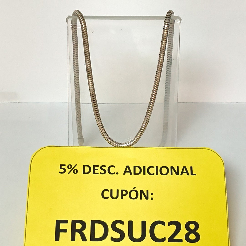 CADENA PLATA 12.9 GRMS (SEMINUEVO)